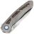 Нож Remette Kestrel satin сталь S35VN рукоять Gray Titanium/Copper CF (RTPO-C)