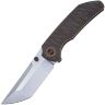 Нож WE Knife Thug XL satin сталь CPM-20CV рукоять Tiger stripe flamed Ti (WE20028D-2)