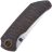 Нож WE Knife Thug XL satin сталь CPM-20CV рукоять Tiger stripe flamed Ti (WE20028D-2)