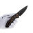 Нож Kansept Apollo blackwash сталь S35VN рукоять Ti/Copper Carbon Fiber