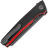 Нож Bestech Slyther gray сталь 14C28N рукоять Black/Red G10 (BG51C)