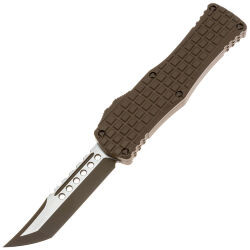 Нож Microtech Hera Hellhound сталь M390 рукоять Frag Chocolate Brown Aluminium (919-1FRCCHS)