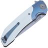 Нож Maxace Goliath 2.0 cталь K110 stonewash рукоять White G10/Blue Ti