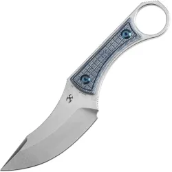 Нож Kansept Niko stonewash сталь D2 рукоять Frag Blue Micarta