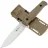 Нож Kizlyar Supreme Sturm сталь AUS-10Co Stonewash рукоять Desert Tan G10