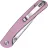 Нож Sencut Skelfin satin сталь 9Cr18MoV рукоять Powder Pink G10 (S25007-3)