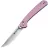 Нож Sencut Skelfin satin сталь 9Cr18MoV рукоять Powder Pink G10 (S25007-3)