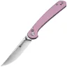 Нож Sencut Skelfin satin сталь 9Cr18MoV рукоять Powder Pink G10 (S25007-3)