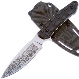 Нож Kizlyar Supreme Aztec Kydex сталь D2 Stonewash рукоять Black G10