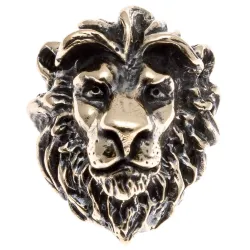 Бусина темлячная РЛМ Лев бронза