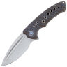 Нож WE Knife Nexusia satin сталь CPM-20CV рукоять Tiger Stripe Flamed Ti (WE22044-3)