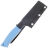 Нож Owl Knife Canadian-S сталь N690 рукоять микарта Джинс голубая