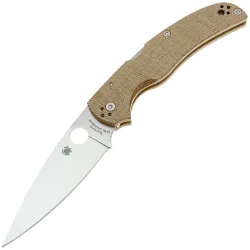 Нож Spyderco Native Chief сталь Cru-Wear рукоять Brown Canvas Micarta (C244MPCW)