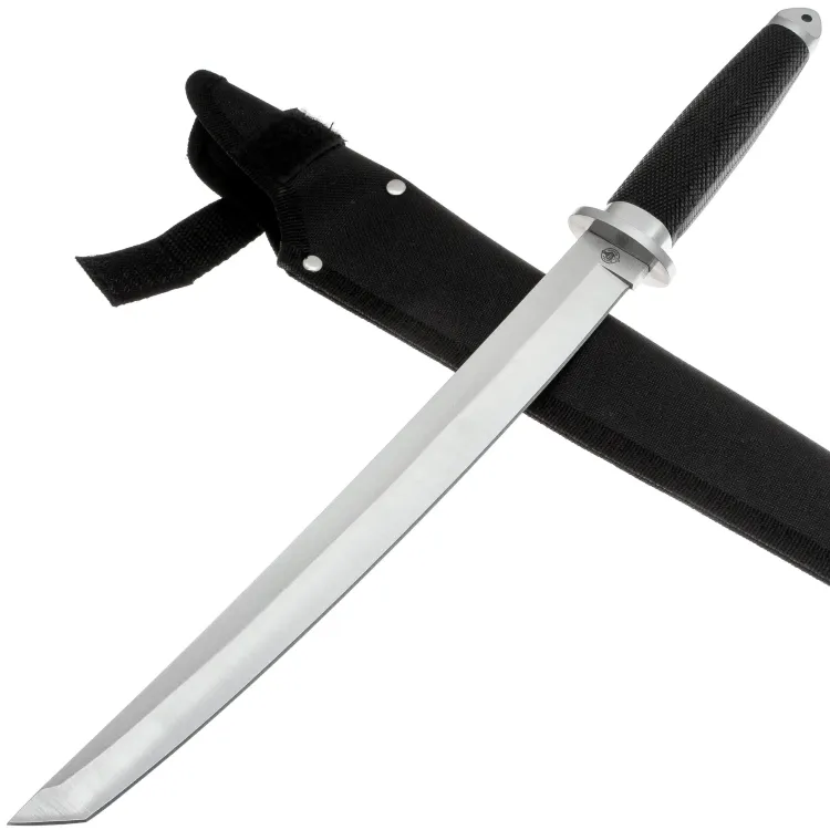 Нож Мастер-К Якудза сталь 420J2 рукоять резина (MH6118)