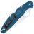 Нож Spyderco Police 4 LTW сталь K390 рукоять Blue FRN (C07FP4K390)