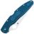 Нож Spyderco Police 4 LTW сталь K390 рукоять Blue FRN (C07FP4K390)