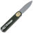 Нож Vosteed Corgi stonewash сталь 14C28N рукоять Green Micarta