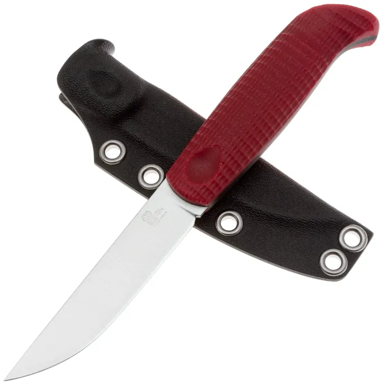 Нож Owl Knife Tatti XS сталь N690 рукоять микарта Вишня