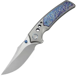 Нож WE Knife Skynix stonewash сталь M390 рукоять Gray/Flamed Titanium Нож WE Knife Skynix stonewash сталь M390 рукоять Gray/Flamed Titanium
