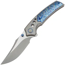 Нож WE Knife Skynix stonewash сталь M390 рукоять Gray/Flamed Titanium Нож WE Knife Skynix stonewash сталь M390 рукоять Gray/Flamed Titanium