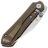 Нож Bestech Icarus satin сталь M390 рукоять Bronze Titanium (BT2302F)
