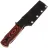 Нож Owl Knife Hoot сталь N690 рукоять черно-красный G10