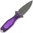 Нож N.C. Custom Grave LE stonewash сталь AUS-10 рукоять Purple Resin
