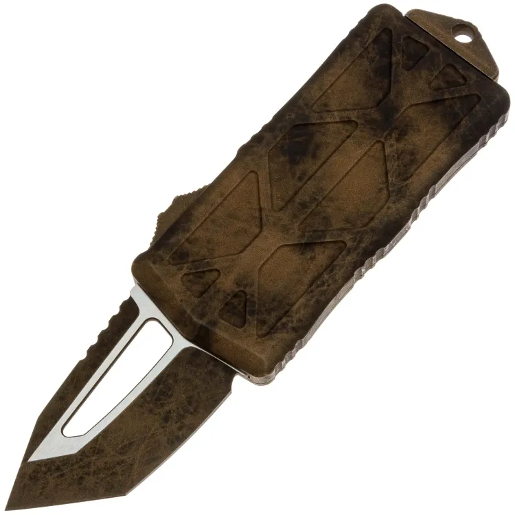 Нож Microtech Exocet T/E Outbreak сталь M390 рукоять Aluminium (158-1PLOBS)