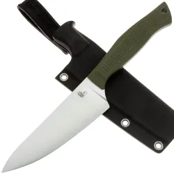 Нож кухонный Owl Knife Шеф S120 полевой сталь N690 рукоять оливковый G10