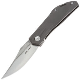 Нож Real Steel Ventus sandblast сталь N690 рукоять Titanium (7041)