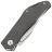 Нож Real Steel Ventus sandblast сталь N690 рукоять Titanium (7041)