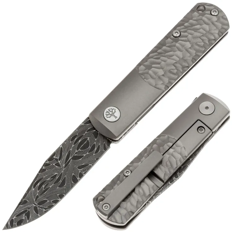 Нож Boker BRLW сталь Meteorite Damasсus рукоять Titanium (110673DAM)