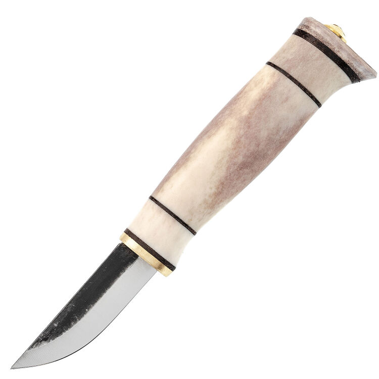 Нож Erapuu Puukko Antler 62 сталь 80CrV2 рукоять рог