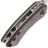 Нож Kansept Mini Korvid stonewash сталь S35VN рукоять Copper Foil Carbon Fiber