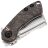 Нож Kansept Mini Korvid stonewash сталь S35VN рукоять Copper Foil Carbon Fiber