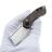 Нож Kansept Mini Korvid stonewash сталь S35VN рукоять Copper Foil Carbon Fiber