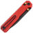 Нож Real Steel Perix black PVD сталь Nitro-V рукоять Red G10 (7121BR)