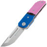 Нож Maxace Capsule-2 сталь 10CR15COMOV рукоять Pink/Blue G10