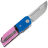 Нож Maxace Capsule-2 сталь 10CR15COMOV рукоять Pink/Blue G10