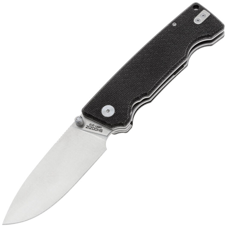 Нож SHOOZIZ HAN313 satin сталь 14C28N рукоять Black Micarta