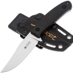 Нож Kizlyar Supreme Asket stonewash сталь AUS-10Co рукоять Black G10