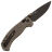 Нож FOX Anzu black PVD сталь Magnacut рукоять Bronze Aluminium (FX-560 ALBR)
