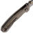Нож FOX Anzu black PVD сталь Magnacut рукоять Bronze Aluminium (FX-560 ALBR)