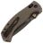 Нож FOX Anzu black PVD сталь Magnacut рукоять Bronze Aluminium (FX-560 ALBR)