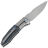 Нож WE Knife Archeozoic beadblast сталь M390 рукоять Gray Ti/Arctic Storm FatCarbon (WE23091-4)