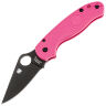 Нож Spyderco Para 3 LTW DLC сталь CTS-BD1N рукоять Pink FRN (C223PPNBK)