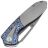 Нож Kansept Thoth сталь Damascus рукоять Beadblasted Ti/Lightning Strike Ti
