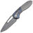 Нож Kansept Thoth сталь Damascus рукоять Beadblasted Ti/Lightning Strike Ti