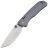 Нож Vosteed Marten satin сталь 154CM рукоять Gray Aluminum