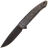 Нож WE Knife Smooth Sentinel Blackwash сталь CPM-20CV рукоять Black Ti/Copper Foil Ti (WE20043-6)